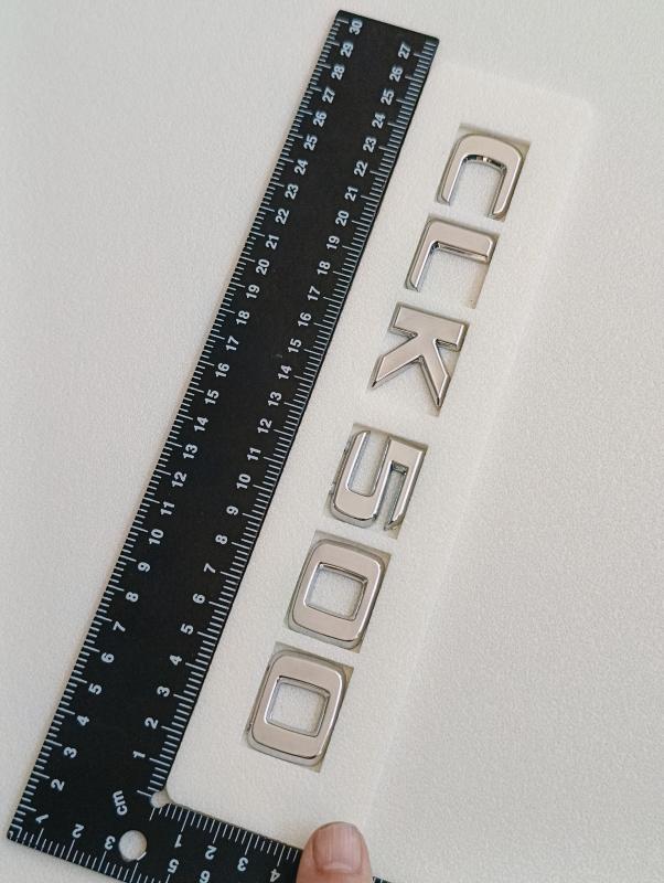 CLK 500 Krom Bagaj Yazısı 3M 3D ABS