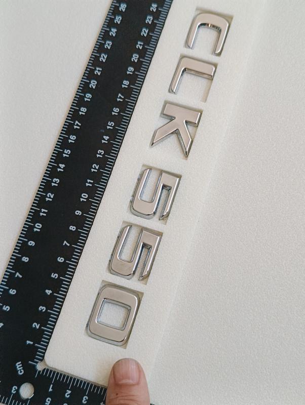 CLK 550 Krom Bagaj Yazısı 3M 3D ABS