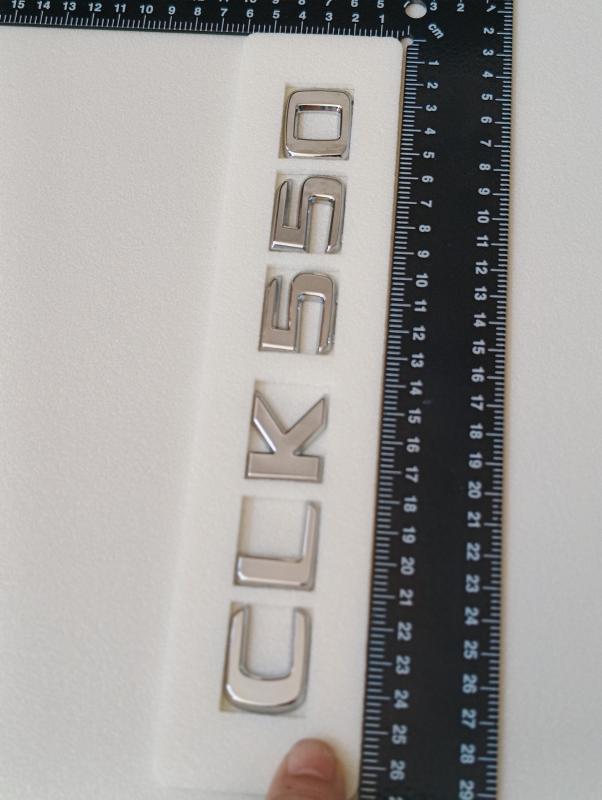 CLK 550 Krom Bagaj Yazısı 3M 3D ABS