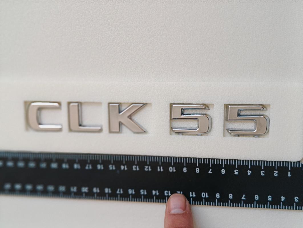 CLK 55 Krom Bagaj Yazısı 3M 3D ABS