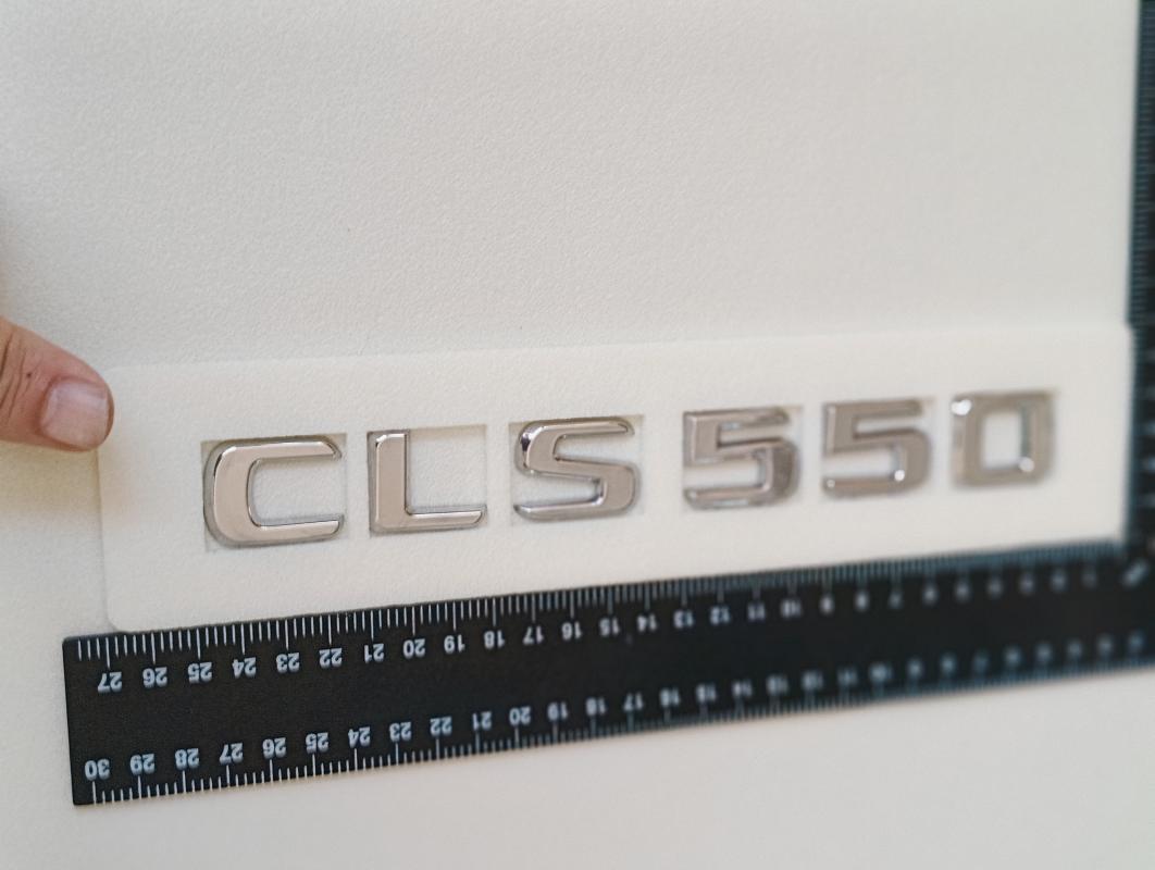 CLS 550 Krom Bagaj Yazısı 3M 3D ABS