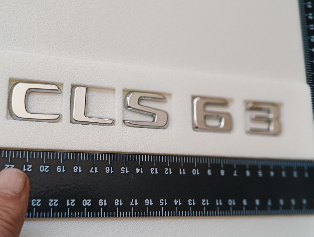 CLS 63 Krom Bagaj Yazısı 3M 3D ABS