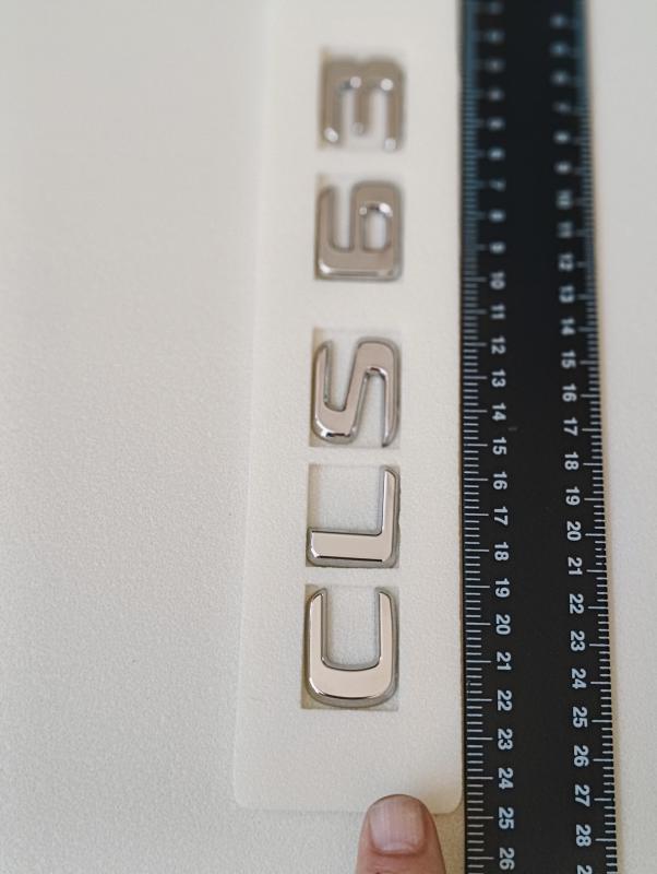 CLS 63 Krom Bagaj Yazısı 3M 3D ABS