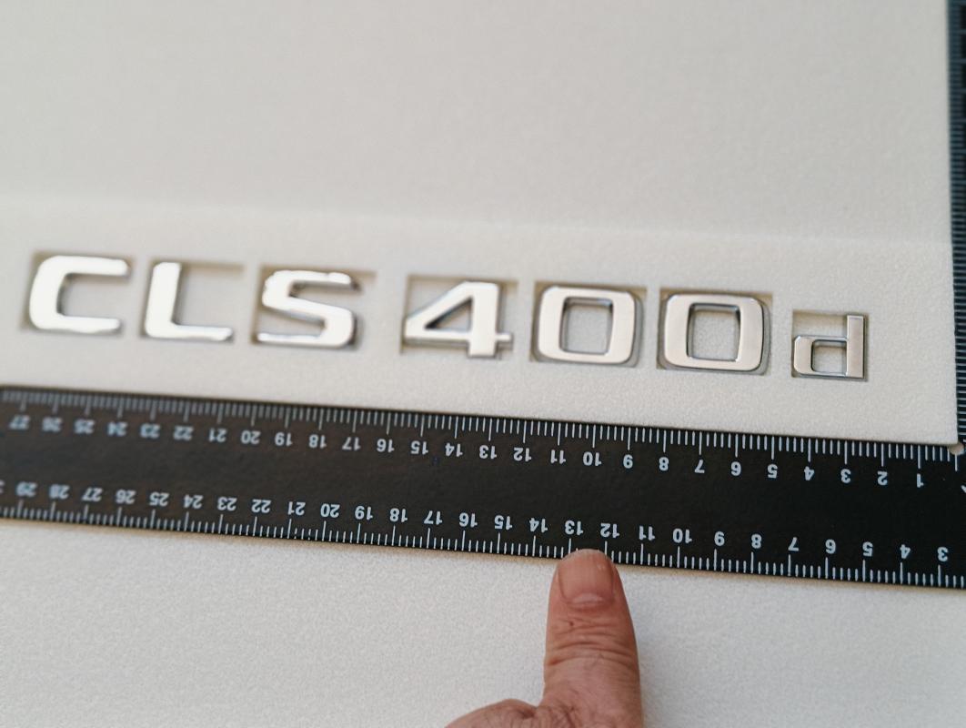 CLS 400d Krom Bagaj Yazısı 3M 3D ABS