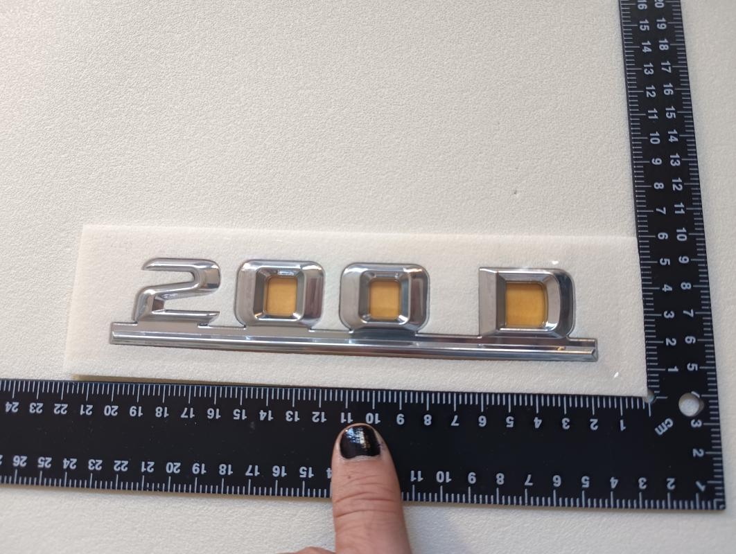 200D Krom Bagaj Yazısı Çubuklu Model 3M 3D ABS