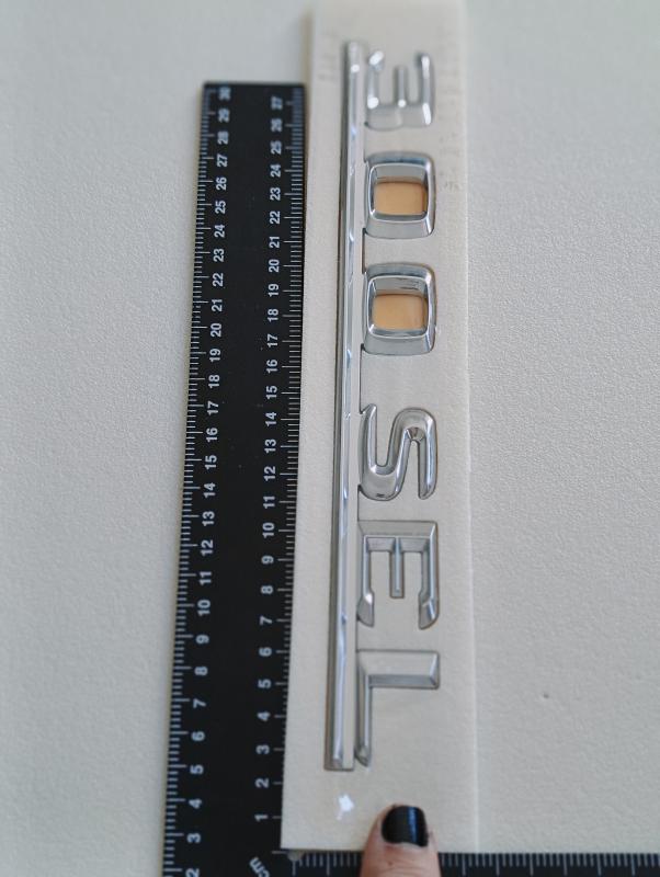 300SEL Krom Bagaj Yazısı Çubuklu Model 3M 3D ABS