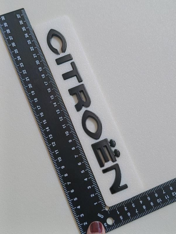Citroen Piano Black Bagaj Yazısı 3M 3D ABS 225x30mm