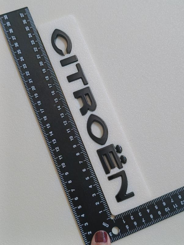 Citroen Piano Black Bagaj Yazısı 3M 3D ABS 225x30mm