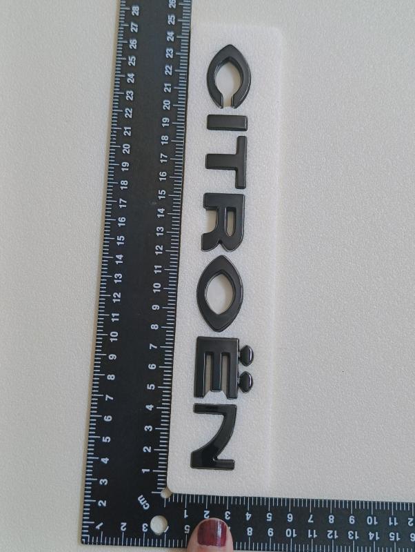 Citroen Piano Black Bagaj Yazısı 3M 3D ABS 225x30mm