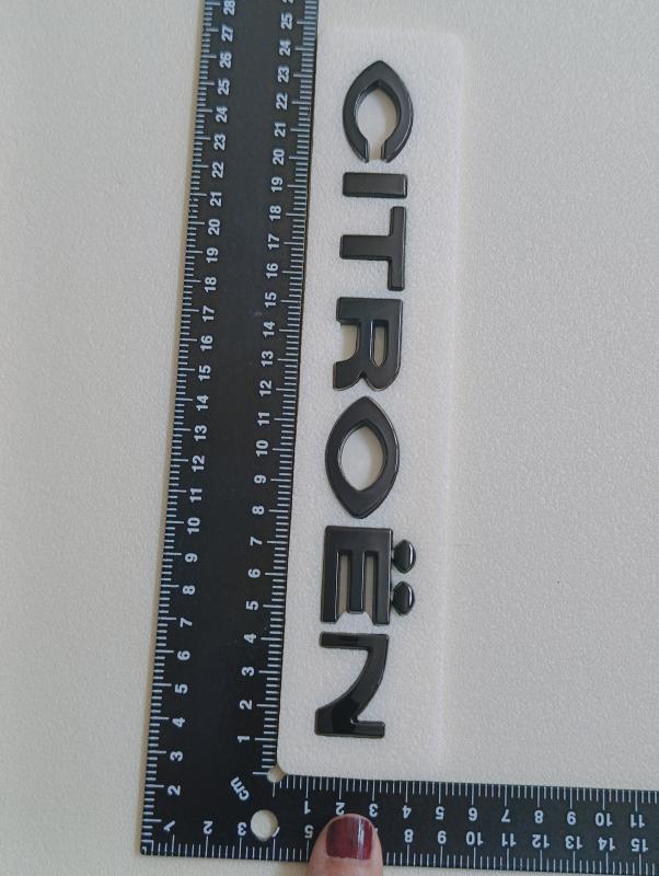 Citroen Piano Black Bagaj Yazısı 3M 3D ABS 225x30mm