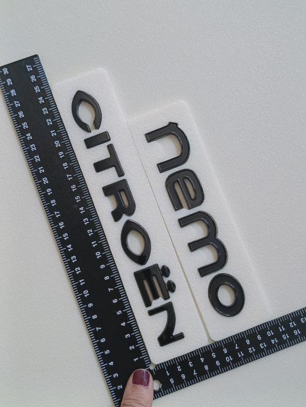 Citroen ve Nemo Piano Black Bagaj Yazısı 3M 3D ABS 225x30mm