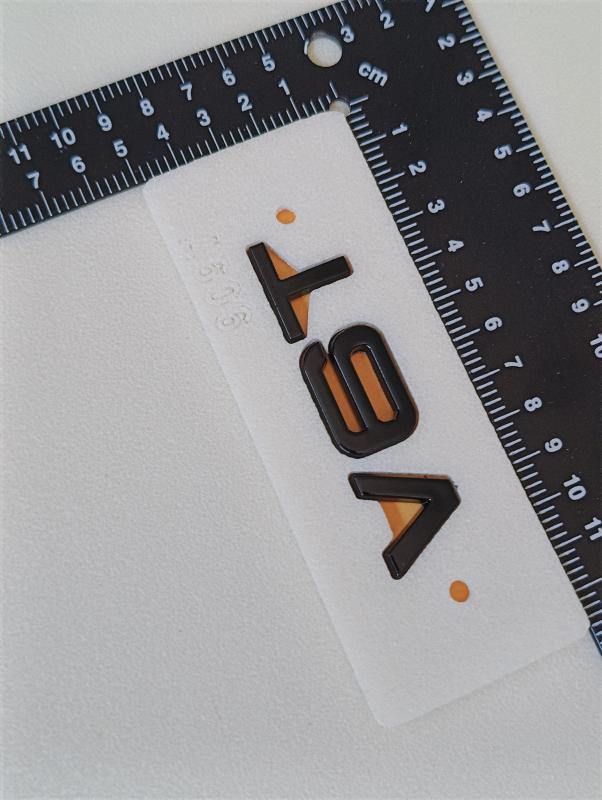 V6T Piano Black Bagaj Yazısı 3M 3D ABS