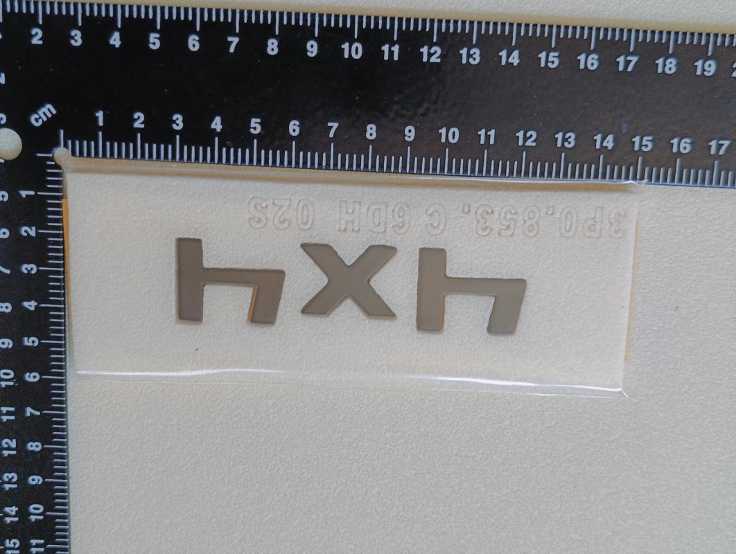 4x4 Gri Bagaj Yazısı 3M 3D ABS