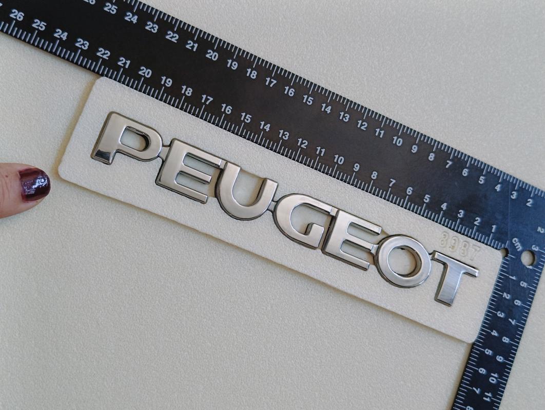 206 Uyumlu Peugeot Krom Bagaj Yazısı 3M 3D ABS
