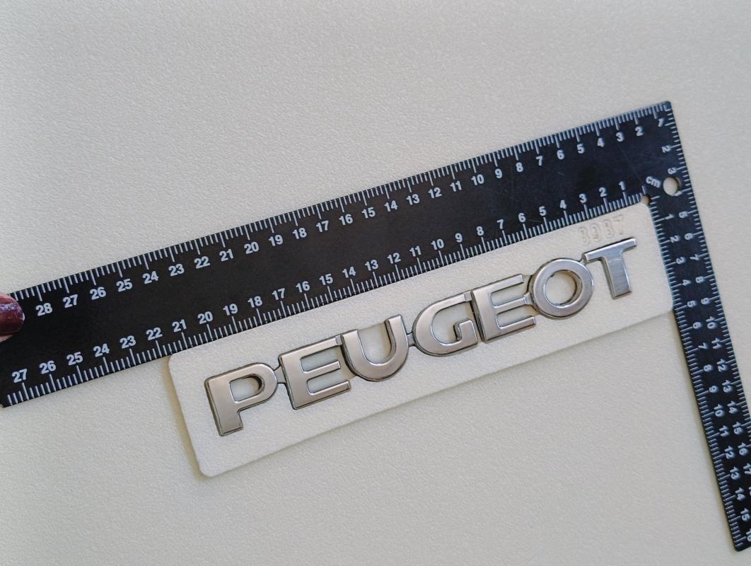 206 Uyumlu Peugeot Krom Bagaj Yazısı 3M 3D ABS