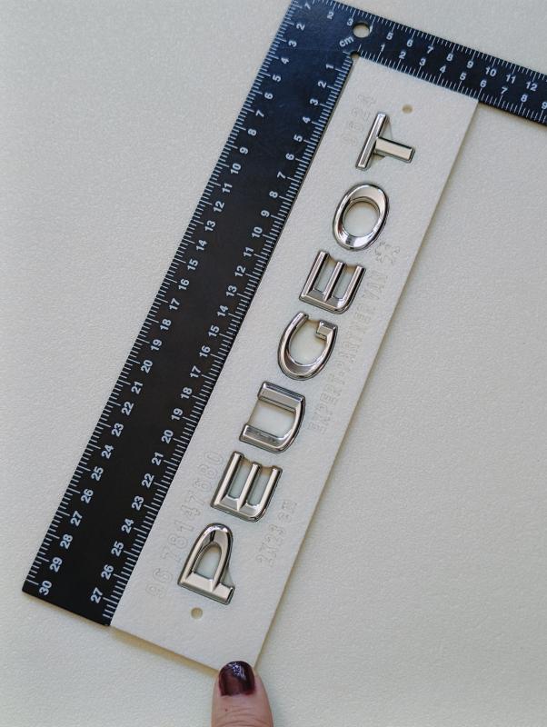 Expert-Partner Van Uyumlu Peugeot Krom Bagaj Yazısı 3M 3D ABS