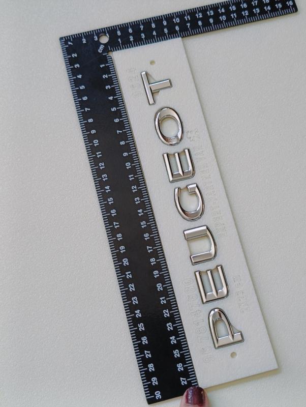 Expert-Partner Van Uyumlu Peugeot Krom Bagaj Yazısı 3M 3D ABS