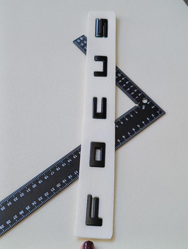 Focus Yeni Nesil Boşluklu Piano Black Bagaj Yazısı 3M 3D ABS