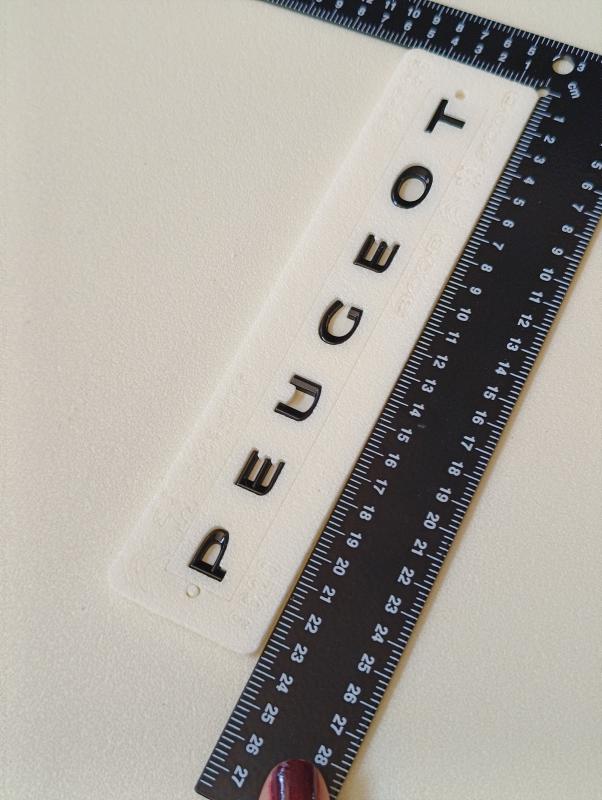 3008-5008 Uyumlu Peugeot Piano Black Bagaj Yazısı 3M 3D ABS