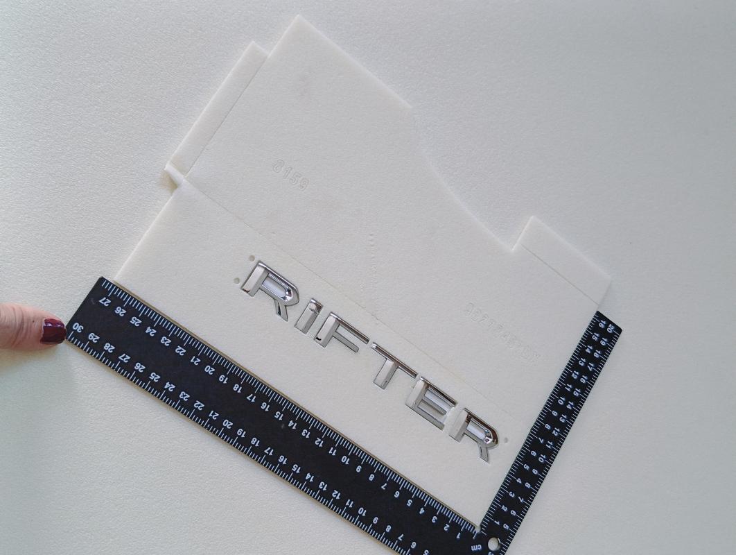 Rifter Krom Bagaj Yazısı 3M 3D ABS