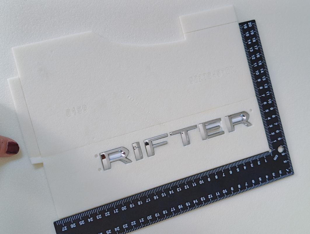 Rifter Krom Bagaj Yazısı 3M 3D ABS
