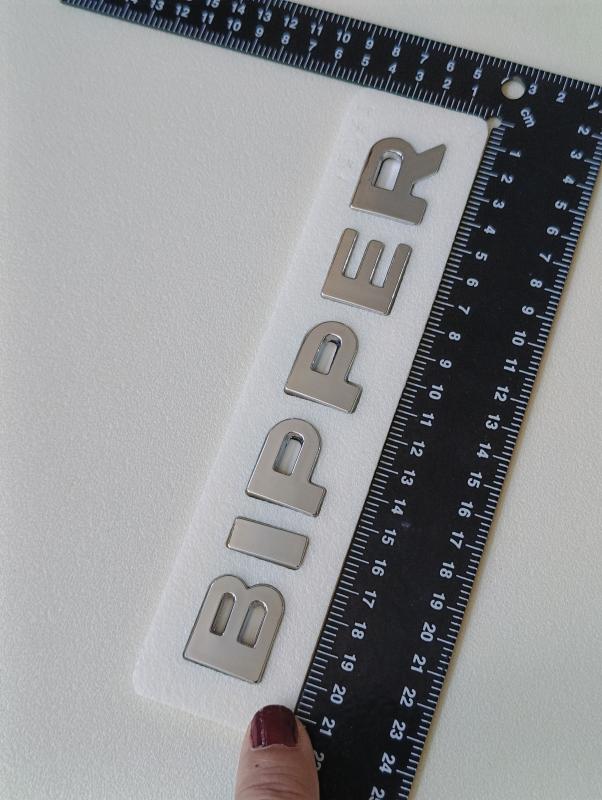 Bipper Krom Bagaj Yazısı 3M 3D ABS