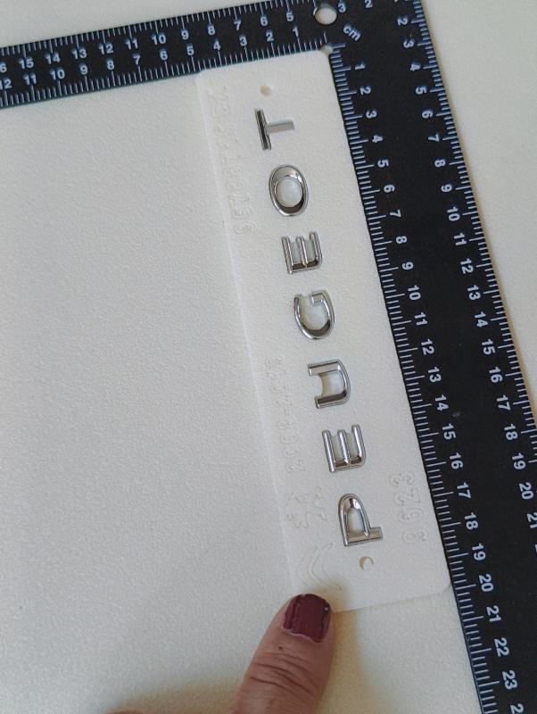 2008 Uyumlu Krom Bagaj Yazısı 3M 3D ABS