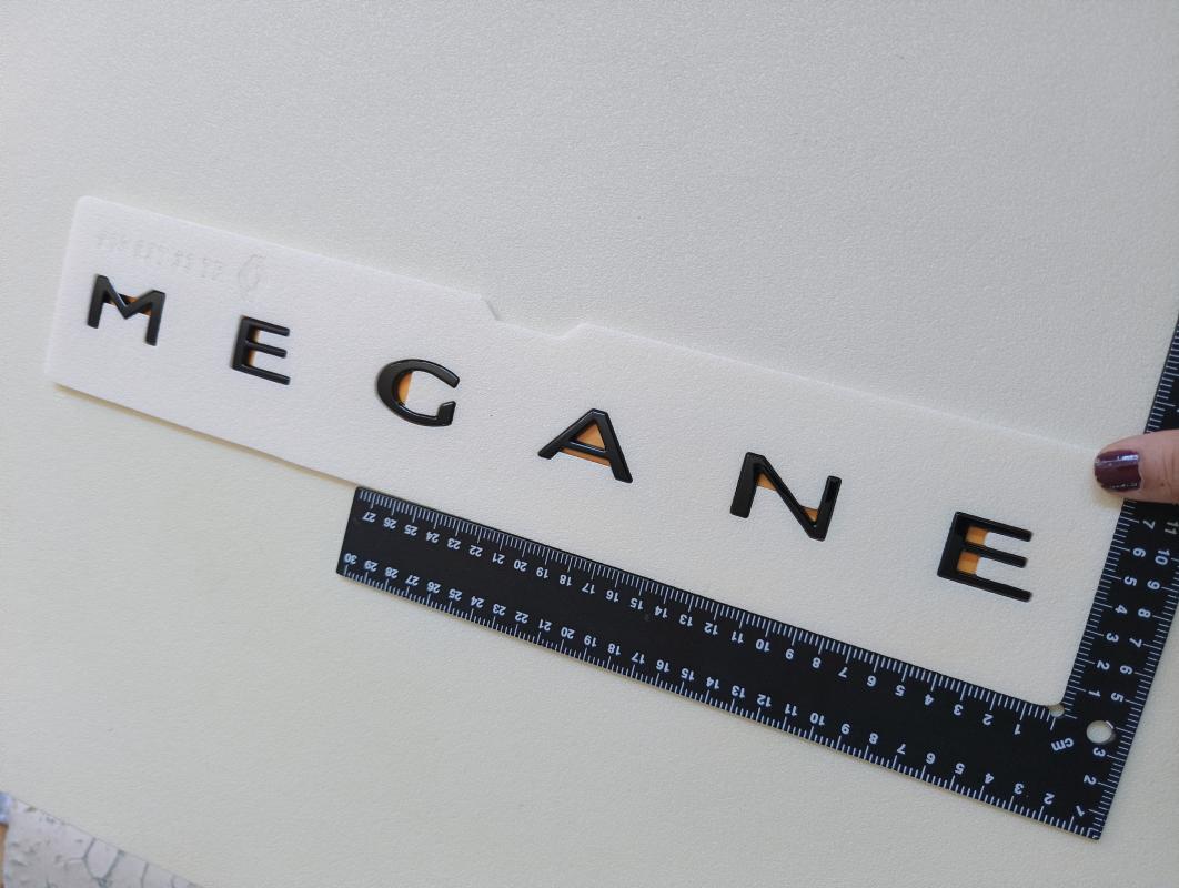 Megane Boşluklu Piano Black Bagaj Yazısı 3M 3D ABS
