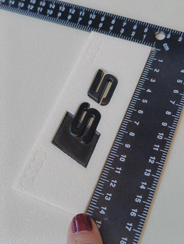 S5 Piano Black Bagaj Yazısı 3M 3D ABS