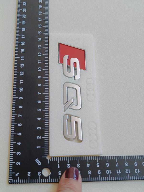 SQ5 Krom Bagaj Yazısı 3M 3D ABS