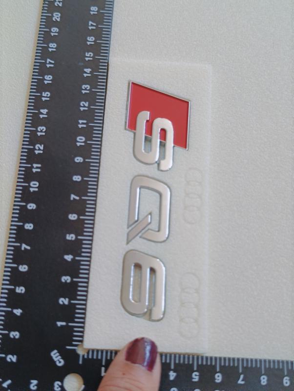 SQ6 Krom Bagaj Yazısı 3M 3D ABS