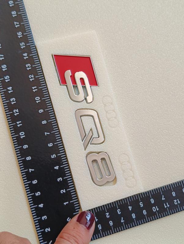 SQ8 Krom Bagaj Yazısı 3M 3D ABS