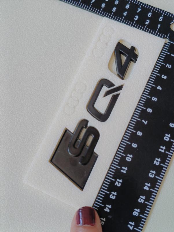 SQ4 Piano Black Bagaj Yazısı 3M 3D ABS