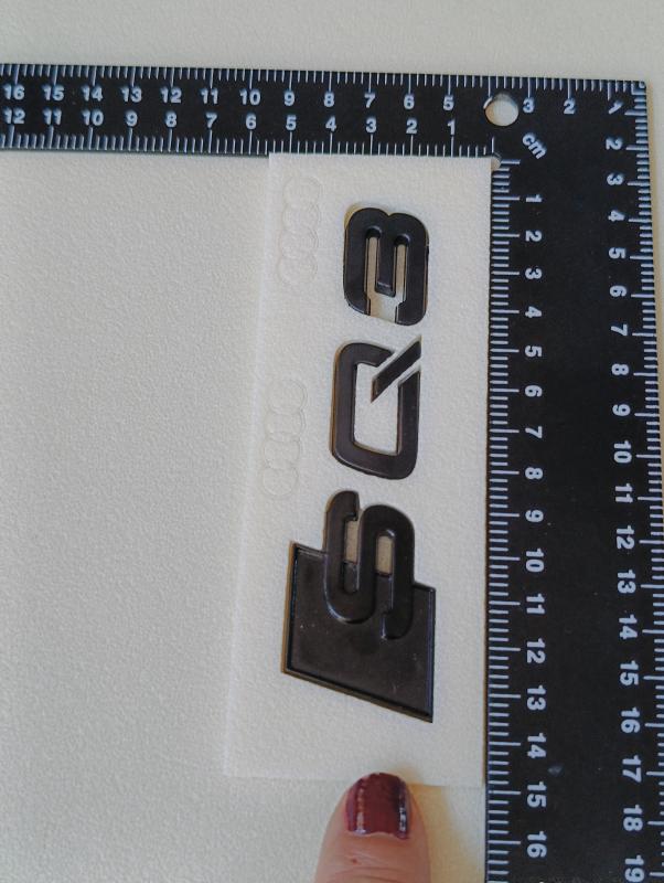 SQ3 Piano Black Bagaj Yazısı 3M 3D ABS