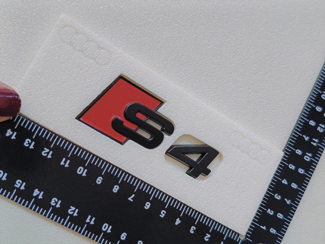 S4 Piano Black Bagaj Yazısı 3M 3D ABS