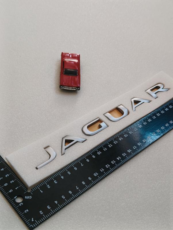 Jaguar Gri Bagaj Yazısı 3M 3D ABS