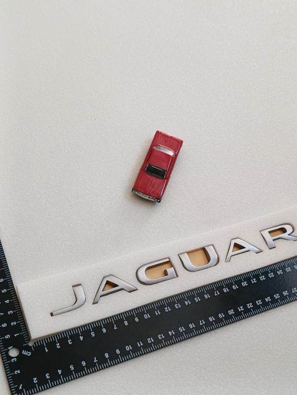 Jaguar Gri Bagaj Yazısı 3M 3D ABS