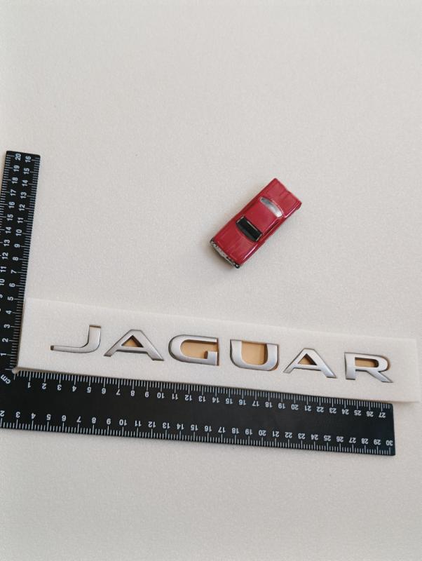 Jaguar Gri Bagaj Yazısı 3M 3D ABS