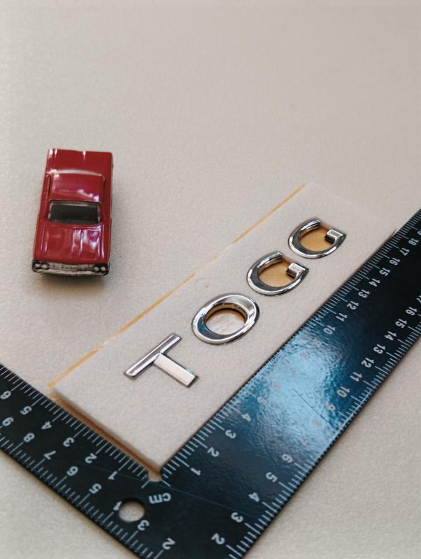 Togg Krom Bagaj Yazısı 3M 3D ABS