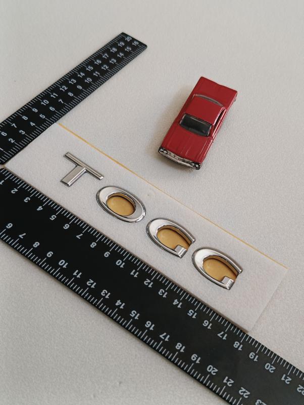 Togg Krom Bagaj Yazısı 3M 3D ABS