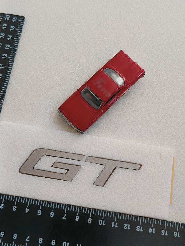 GT Yeni Nesil Gri Bagaj Yazısı 3M 3D ABS