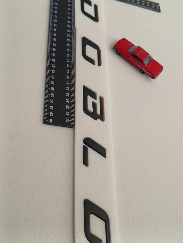 Doblo Boşluklu Piano Black Bagaj Yazısı 3M 3D ABS