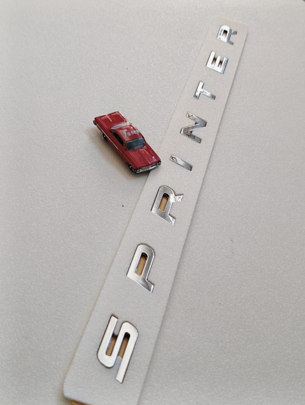 Sprinter Yeni Model Boşluklu Bagaj Yazısı 3M 3D ABS