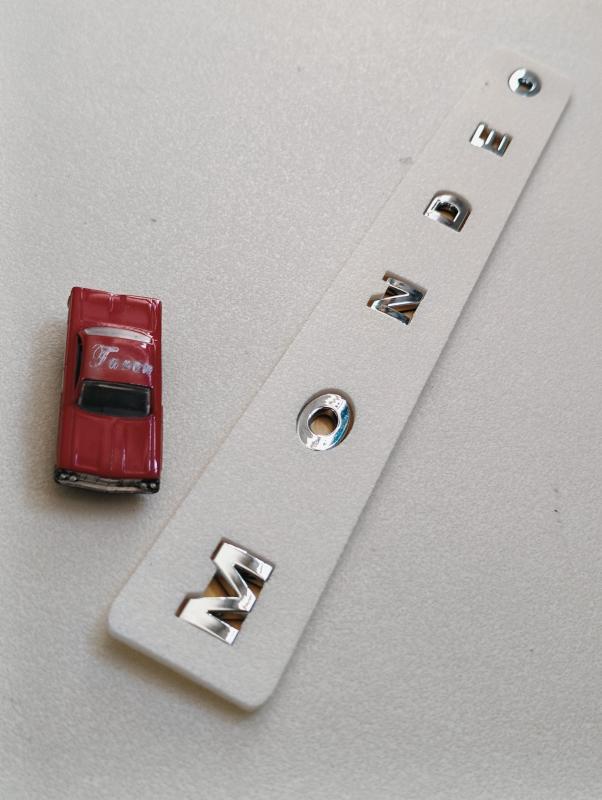 Mondeo Boşluklu Krom Bagaj Yazısı 3M 3D ABS