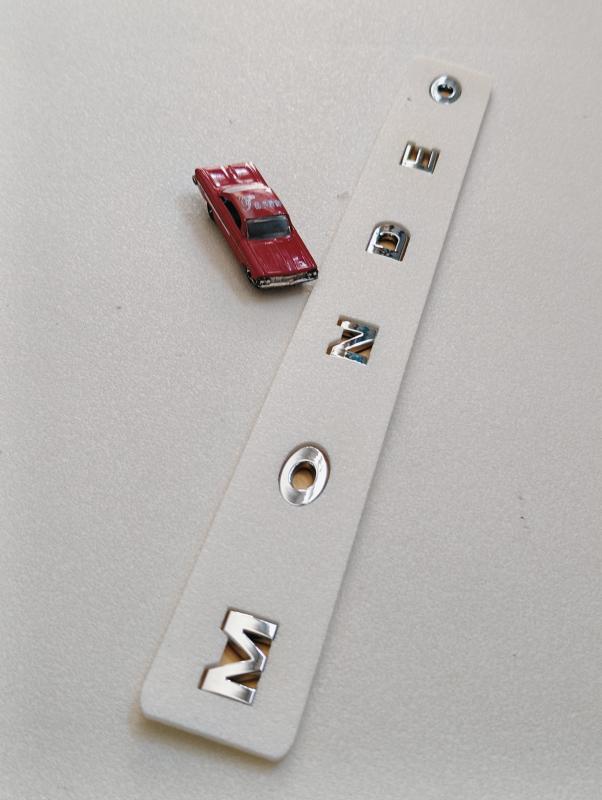 Mondeo Boşluklu Krom Bagaj Yazısı 3M 3D ABS