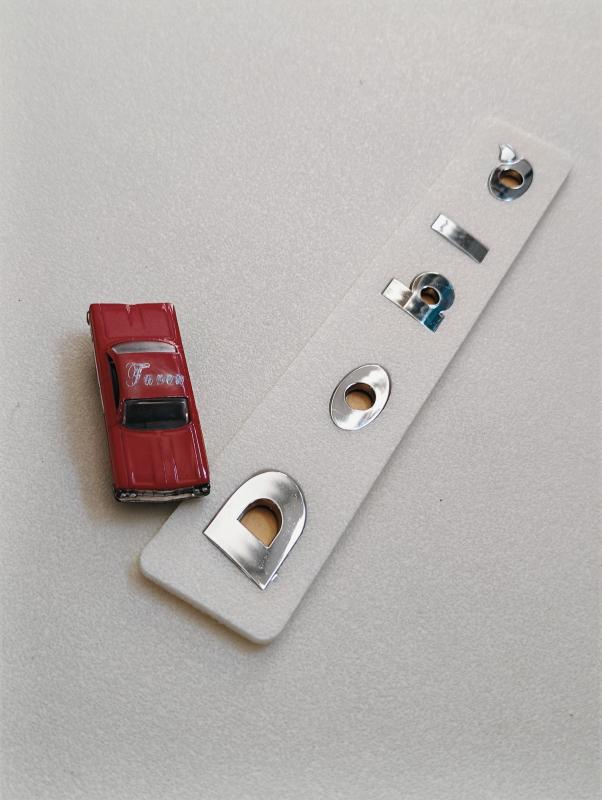 Doblo Boşluklu Krom Bagaj Yazısı 3M 3D ABS