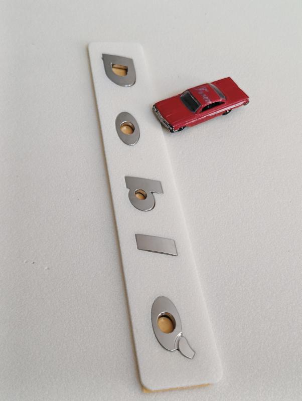 Doblo Boşluklu Krom Bagaj Yazısı 3M 3D ABS