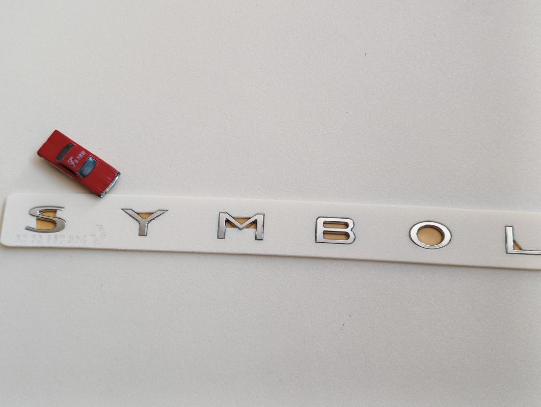 Symbol Boşluklu Bagaj Yazısı 3M 3D ABS