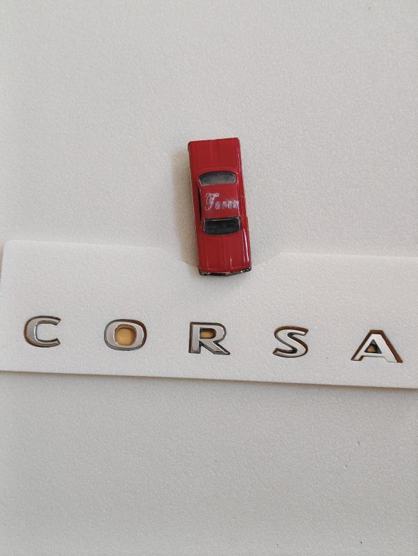 Corsa Boşluklu Krom Bagaj Yazısı 3M 3D ABS