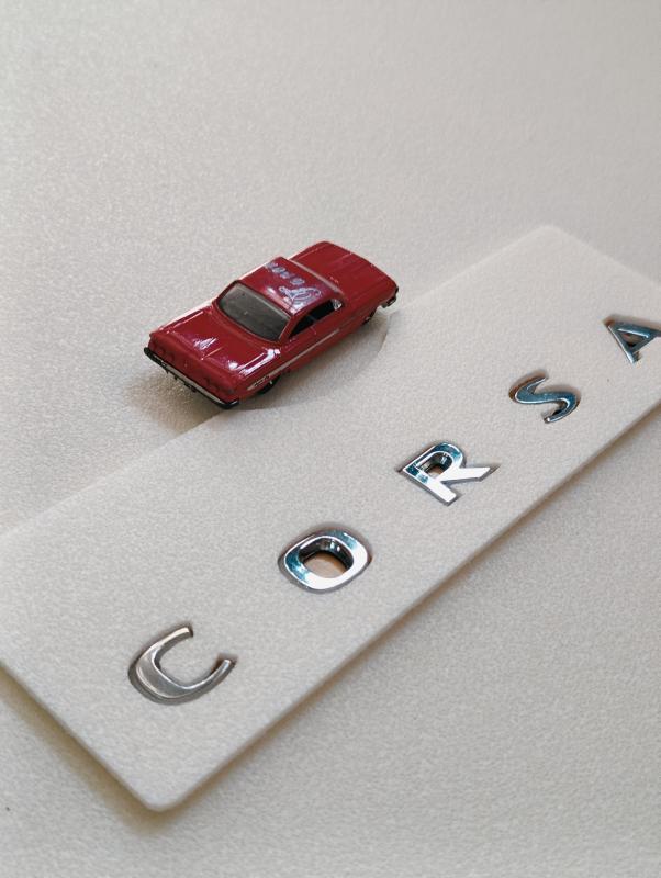 Corsa Boşluklu Krom Bagaj Yazısı 3M 3D ABS